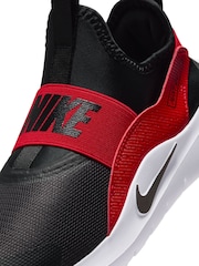 Nike Black/Red Youth Flex Runner 4 Trainers - Image 11 of 11