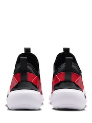 Nike Black/Red Youth Flex Runner 4 Trainers - Image 7 of 11
