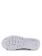 Nike Black/Red Youth Flex Runner 4 Trainers - Image 9 of 11