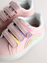 Pink Touch Fastening Light Up Trainers - Image 6 of 6