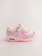 Pink Elastic Lace Chunky Trainers - Image 2 of 5