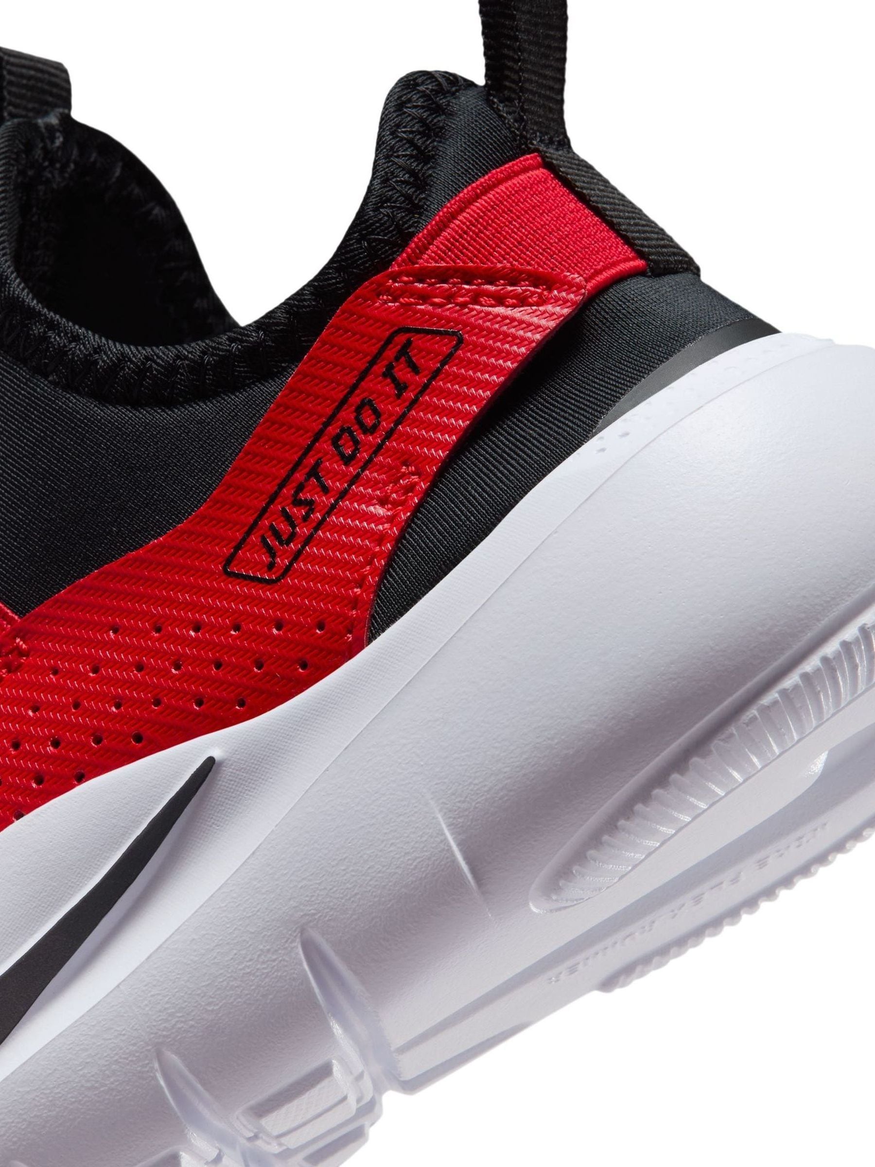 nike flex red and black