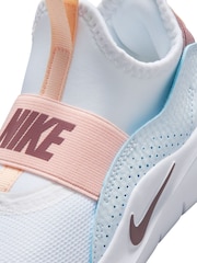 Nike White Peach Junior Flex Runner 4 Trainers - Image 10 of 11