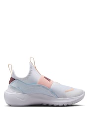 Nike White Peach Junior Flex Runner 4 Trainers - Image 3 of 11