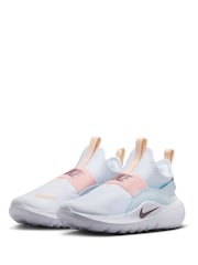 Nike White Peach Junior Flex Runner 4 Trainers - Image 5 of 11