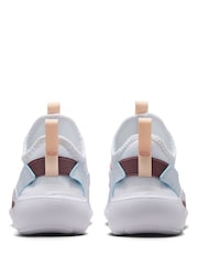 Nike White Peach Junior Flex Runner 4 Trainers - Image 6 of 11