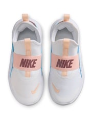 Nike White Peach Junior Flex Runner 4 Trainers - Image 7 of 11