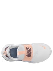 Nike White Peach Junior Flex Runner 4 Trainers - Image 8 of 11