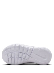 Nike White Peach Junior Flex Runner 4 Trainers - Image 9 of 11