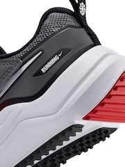 Nike Grey Red Junior Cosmic Running Trainers - Image 11 of 11