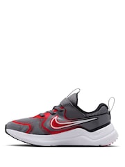 Nike Grey Red Junior Cosmic Running Trainers - Image 2 of 11