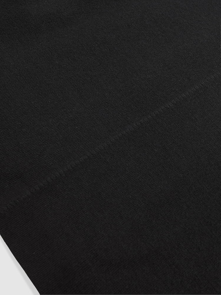 Reiss Black Maeve Atelier Knitted Silk-Blend Top - Image 5 of 5 Reiss Black Maeve Atelier Knitted Silk-Blend Top - Image 5 of 5