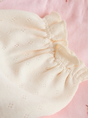Light Pink Ditsy - Baby Print Long Sleeve Bodysuit and Cord Dungarees Set 2 Piece (0mths-2yrs) - Bild 7 von 8