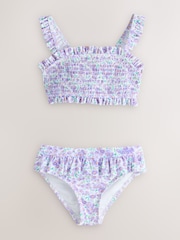 Laura Ashley Everingham Meadow Spray Frill Bikini Set - Image 1 of 4