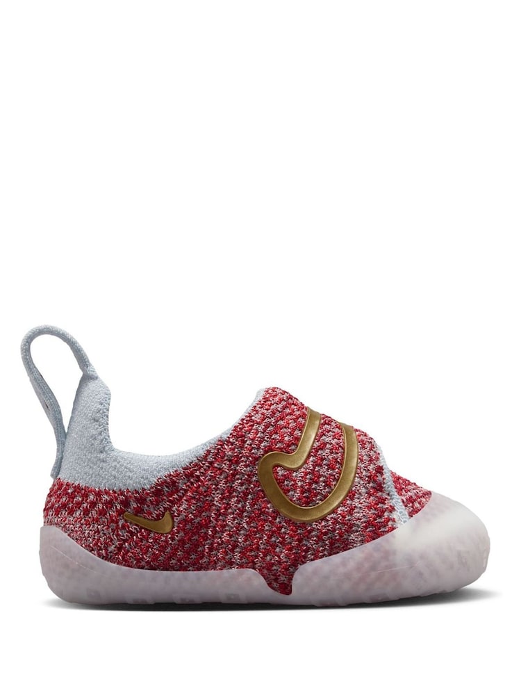 Nike Red Infant Swoosh 1 Trainers - Image 1 of 12