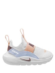 Nike White Peach Infant Flex Runner 4 Trainers - Image 1 of 4