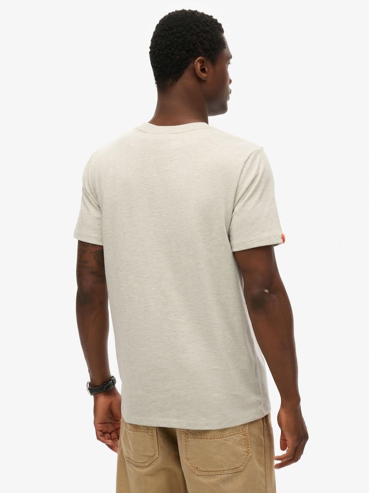 Superdry Cream Vintage Logo Cali T-Shirt - Image 2 of 6