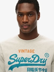 Superdry Cream Vintage Logo Cali T-Shirt - Image 4 of 6