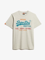 Superdry Cream Vintage Logo Cali T-Shirt - Image 6 of 6