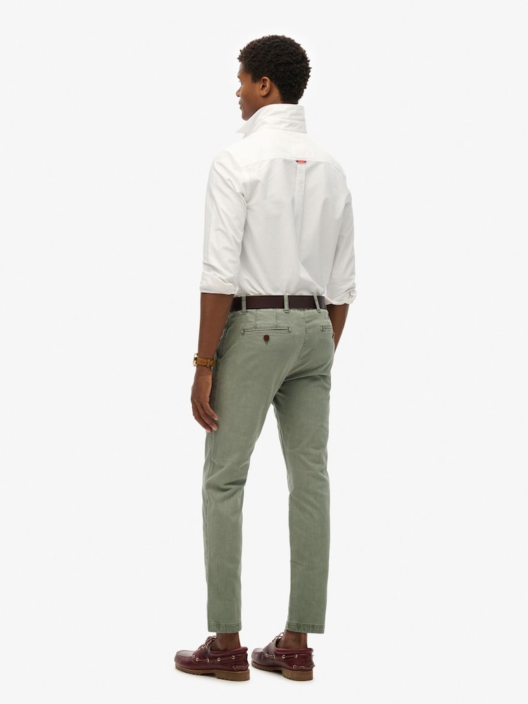 Superdry Green International Chino Trousers - Image 2 of 6