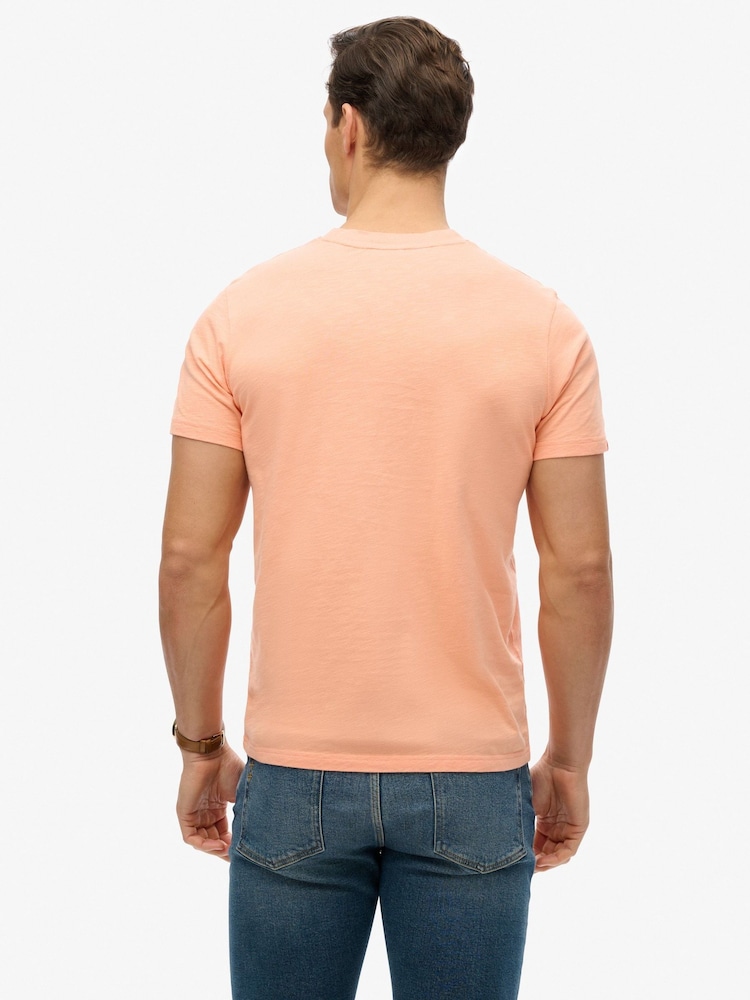 Superdry Pink Terrain Logo Stripe Relaxed T-Shirt - Image 2 of 7