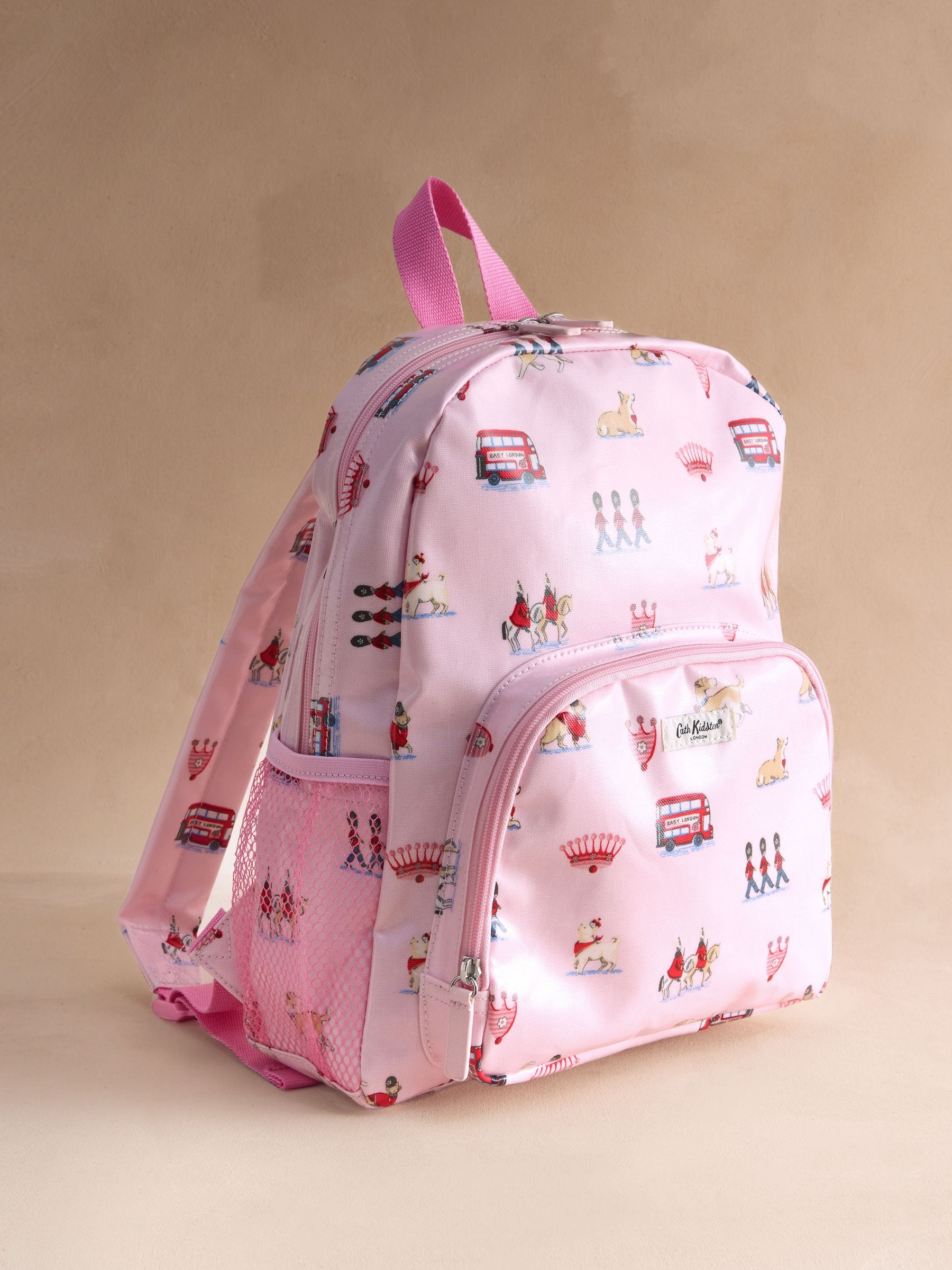 Buy Cath Kidston Pink Queen London Print Large Backpack from Next USA