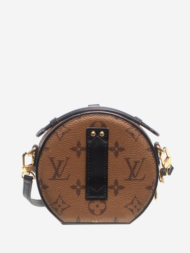 Sign of the Times Mini Louis Vuitton Reverse Monogram Boite Chapeau Brown Bag - Image 2 of 7