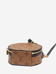 Sign of the Times Mini Louis Vuitton Reverse Monogram Boite Chapeau Brown Bag - Image 3 of 7