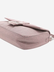 Sign of the Times Red Houndstooth Baguette Shoulder Bag - Image 3 of 10