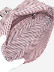 Sign of the Times Red Houndstooth Baguette Shoulder Bag - Image 8 of 10