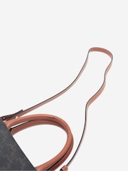 Sign of the Times Celine Triomphe Vertical Cabas Brown Tote Bag - Image 8 of 8