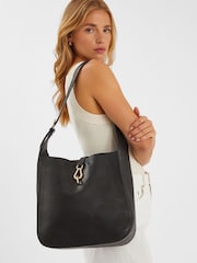 Accessorize Clasp Leather Shoulder Bag - Imagem 1 de 1