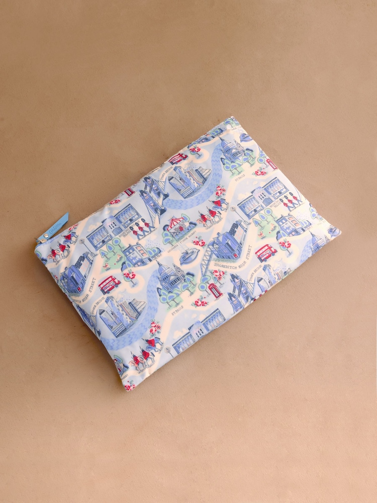 Cath Kidston Blue Overnight Bag - Image 4 of 4