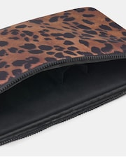 Accessorize Natural Leopard Print Laptop Case - Image 2 of 2