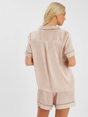 Accessorize Brown Satin Short Pyjamas Set - Image 2 of 3