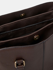 Accessorize Brown Webbing Strap Faux Leather Shoulder Bag - Image 3 of 4