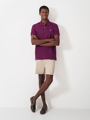 Crew Clothing Purple Classic Pique Polo Shirt - Image 3 of 5