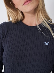 Crew Clothing Heritage Cable Knit jumpers - Imagem 4 de 5