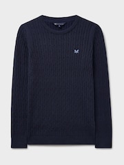 Crew Clothing Heritage Cable Knit jumpers - Imagem 5 de 5