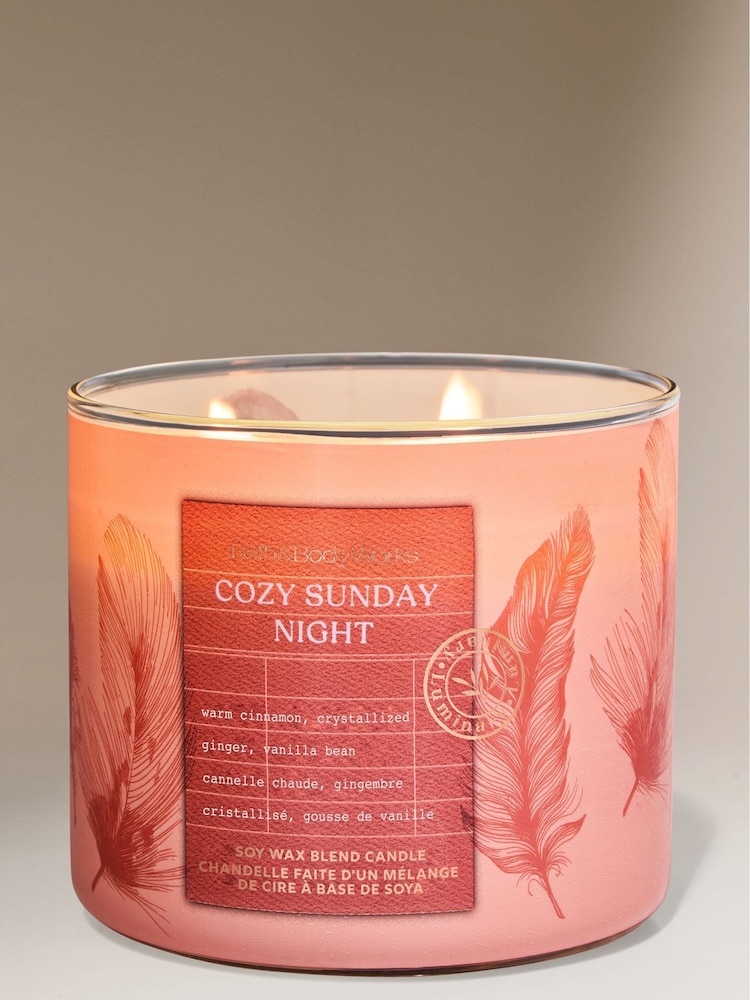 Bath & Body Works Cosy Sunday Night 3-Wick Candle 411g - Image 1 of 1 Bath & Body Works Cosy Sunday Night 3-Wick Candle 411g - Image 1 of 1