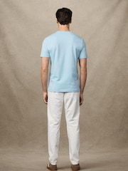 Hackett Classic Fit Blue Heritage Graphic Print T-Shirt - Image 5 of 6