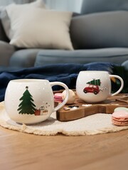Code Maison Off White Driving Home for Christmas Mug - Image 3 of 6