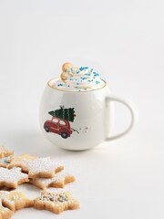 Code Maison Off White Driving Home for Christmas Mug - Image 4 of 6