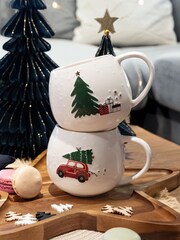 Code Maison Off White Driving Home for Christmas Mug - Image 6 of 6