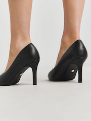Joanna Hope Pointed Toe Stiletto Court Black Shoes - Image 2 of 4