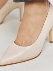 Joanna Hope Cream Pointed Toe Stiletto Court Shoes - Image 3 of 4