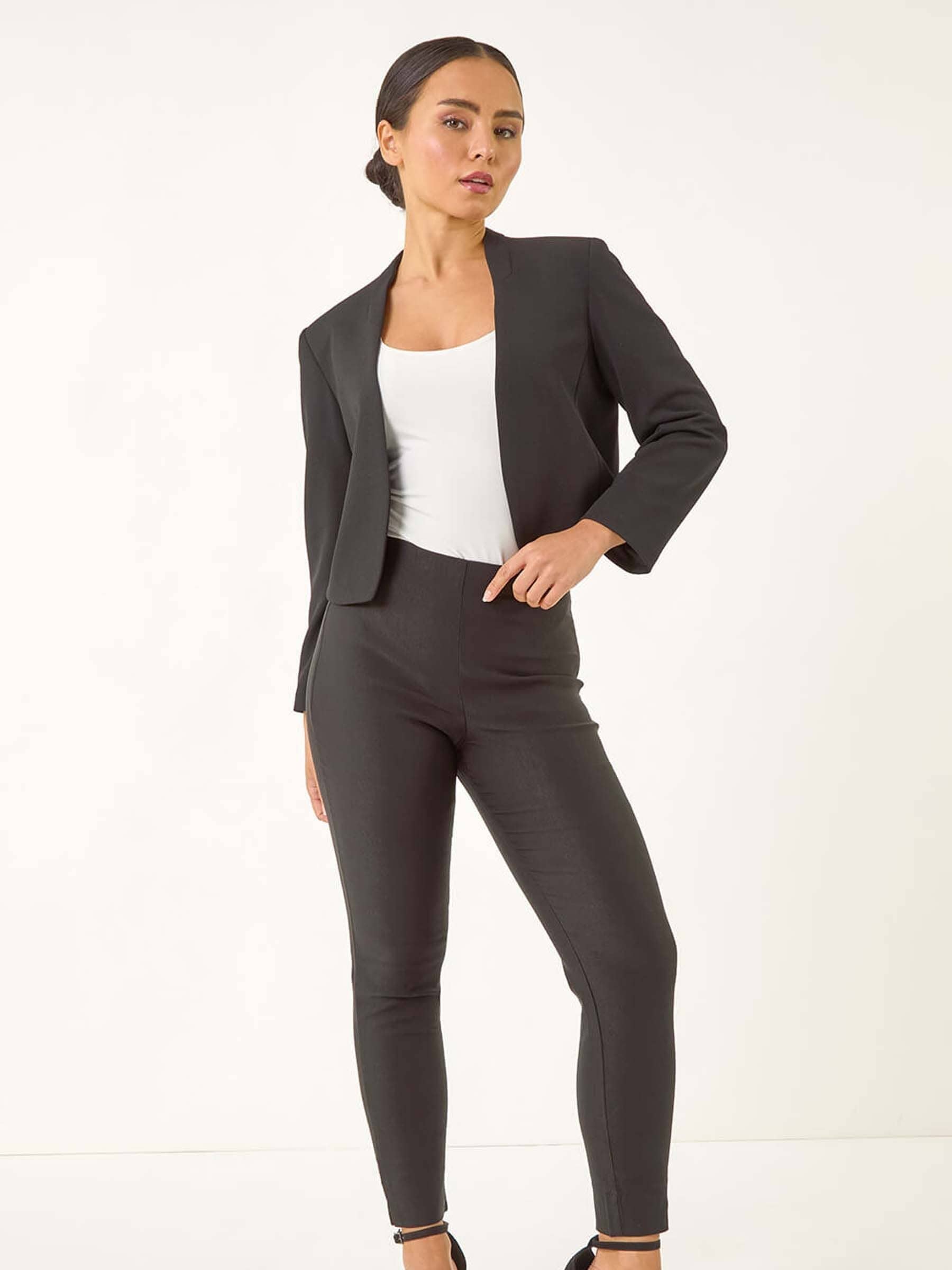Buy Roman Black Petite Stretch Bolero Jacket from Next USA