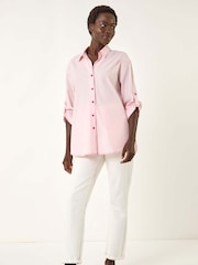Roman Pink Contrast Button Detail Shirt - Image 2 of 5