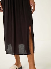 Roman Crochet Bodice Midi Dress - Imagem 5 de 5