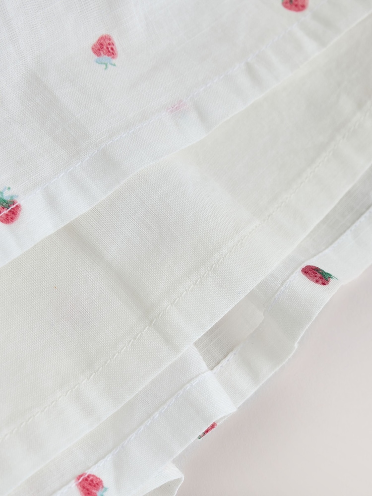 Pink Strawberry Crochet - Rochie Bebeluși tricotată Twofer (0m-2ani) - Imaginea 10 din 10